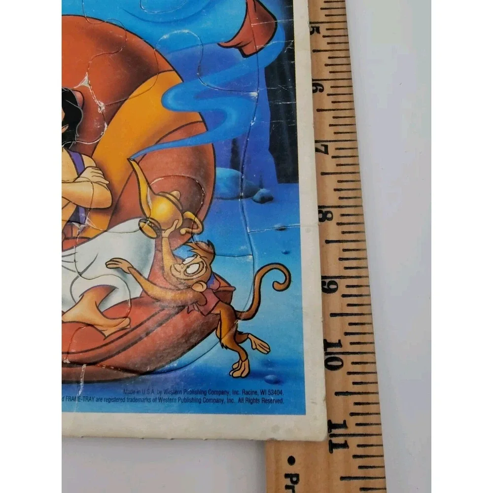 ALADDIN Walt Disney's PUZZLE VTG Golden Kids Collect Rare SEE B59.1ES1138